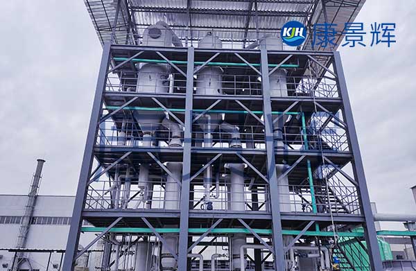 處理量100t/d氯化鈉高鹽高COD三效蒸發器