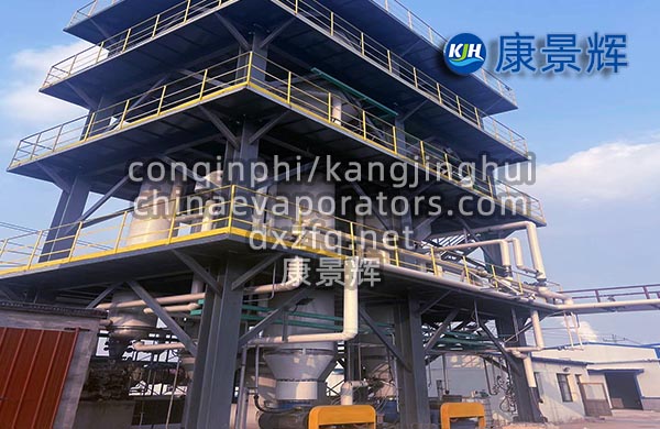 處理量每天100噸的高氯廢水蒸發器