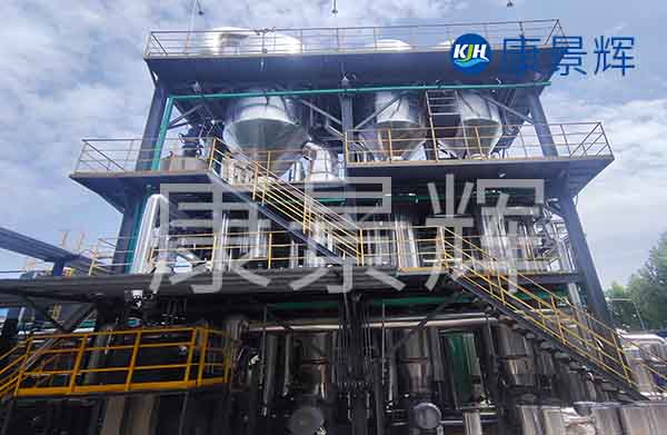 15T/H氯化鈉三效蒸發(fā)器_316L強制循環(huán)三效蒸發(fā)器