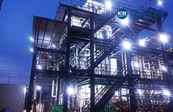 青島康景輝幫助上百家河北化工業主,搭建了多效蒸發器